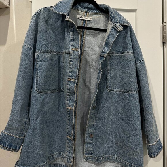 Zara Oversized Denim Jacket - Picture 2 of 3
